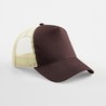 Trucker cap - B640:Chocolate, front: 100% cotton / back: 100% nylon, Caramel, One Size